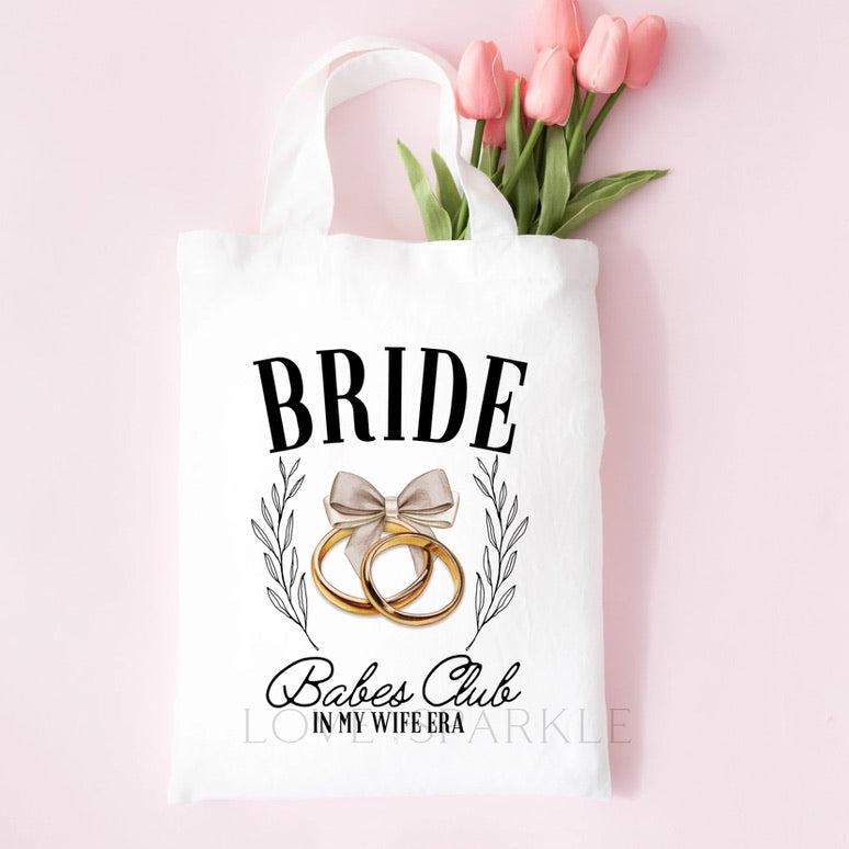 Bride Social Club Tote Bag