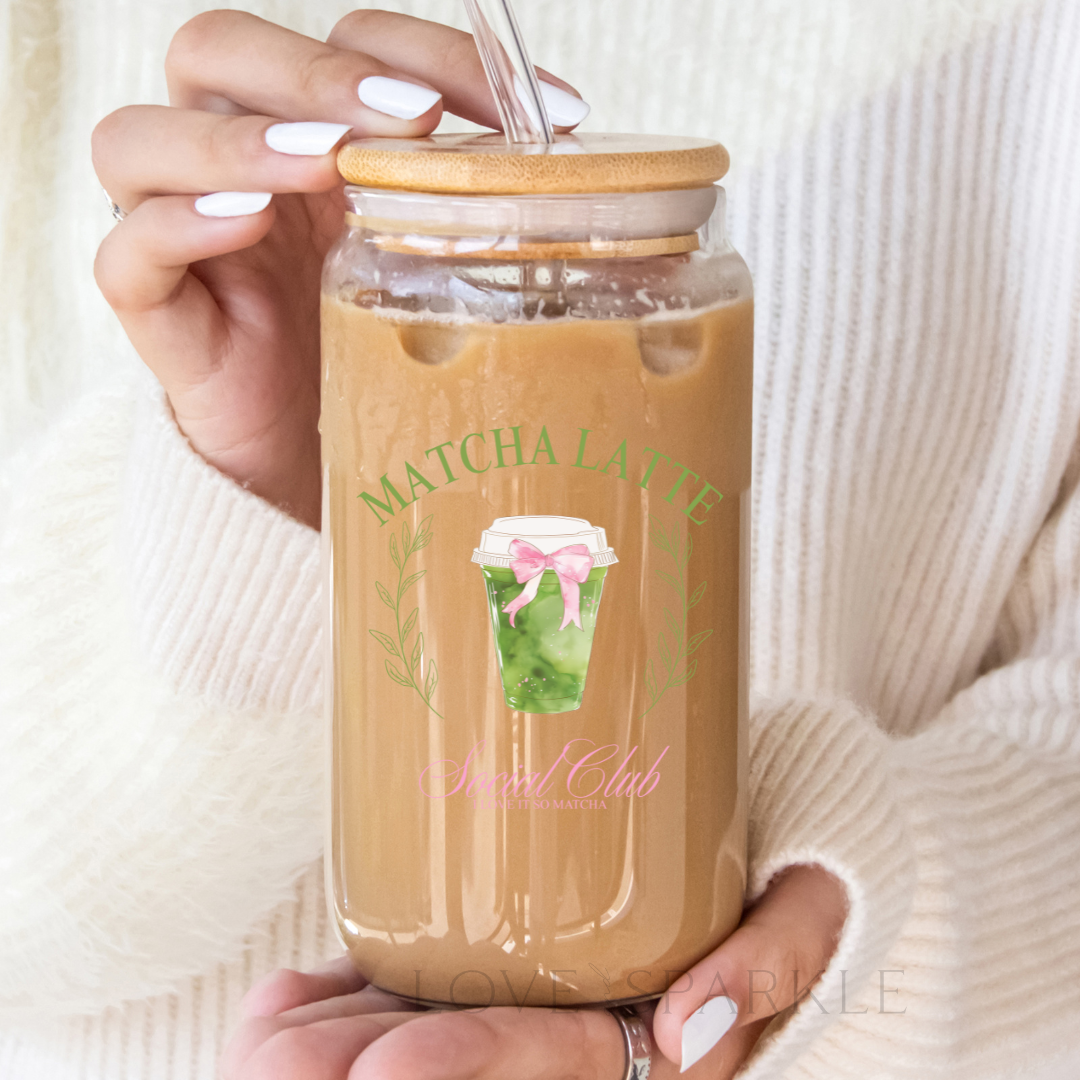 Matcha Latte Social Club Cup
