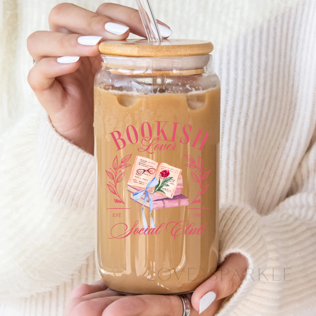 Bookish Lover Social Club Cup