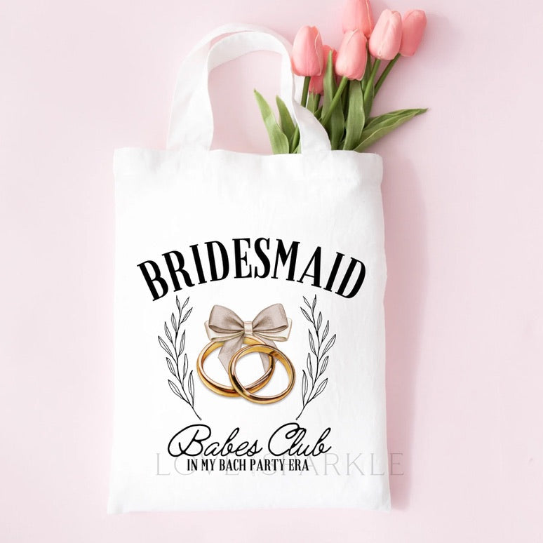 Bridesmaid Social Club Tote Bag