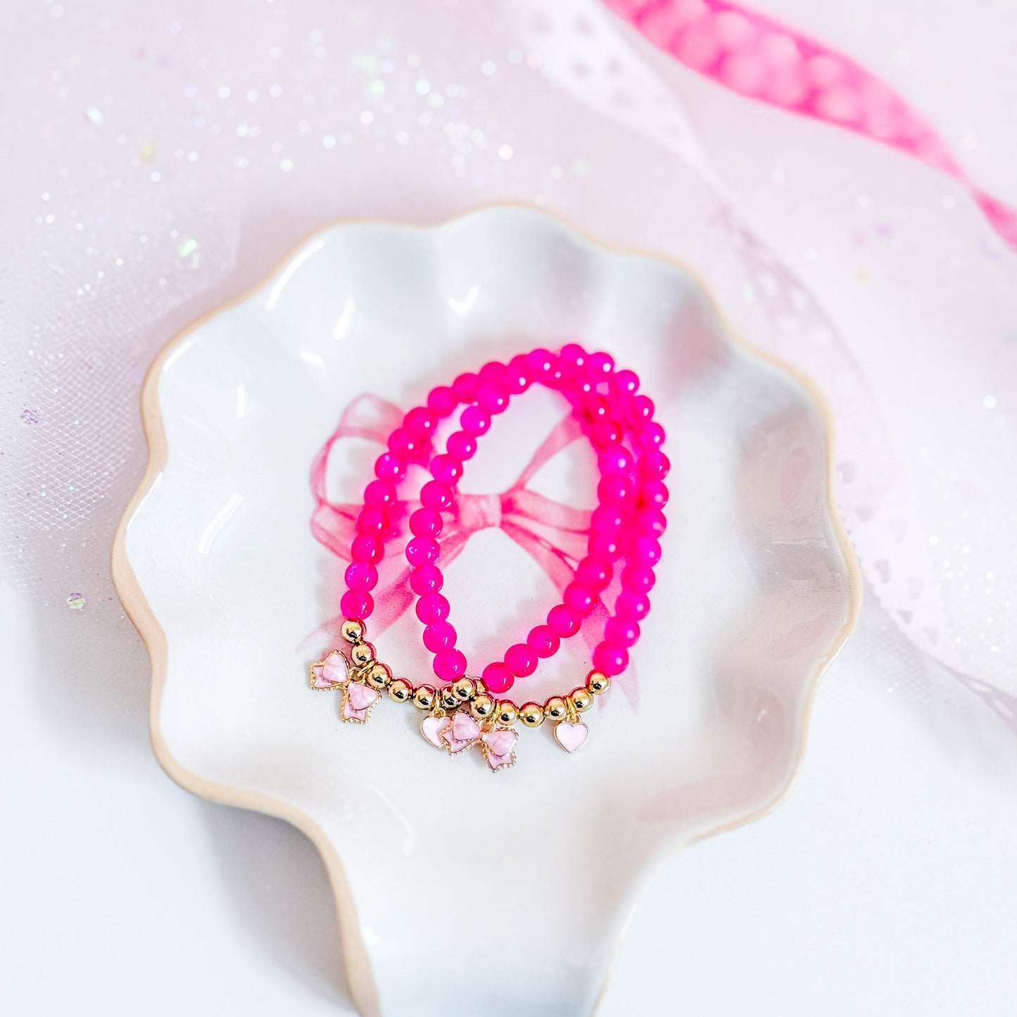 Pink Love Coquette Bracelet