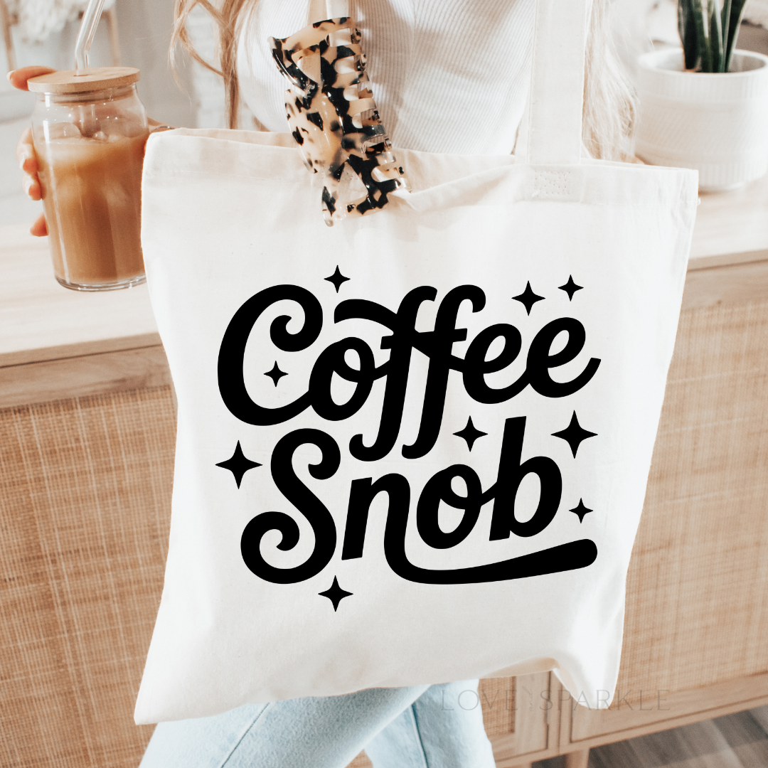Coffee Snob Tote Bag