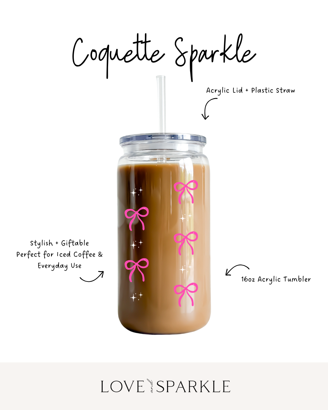 Coquette Sparkle Cup