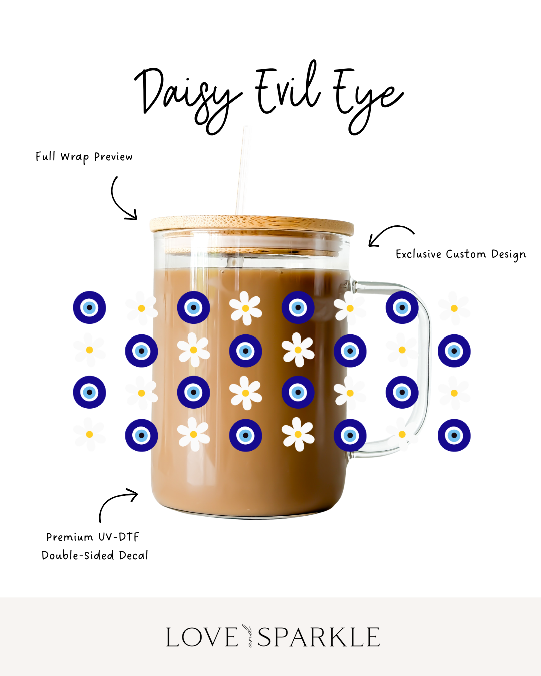 Daisy Evil Eye Cup