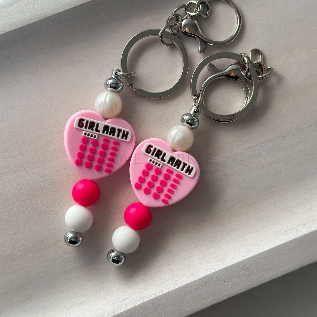 Girl Math Keychain