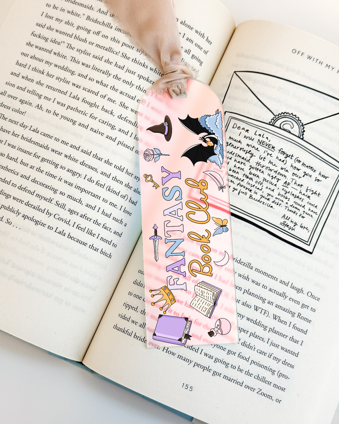 Fantasy Book Club Bookmark