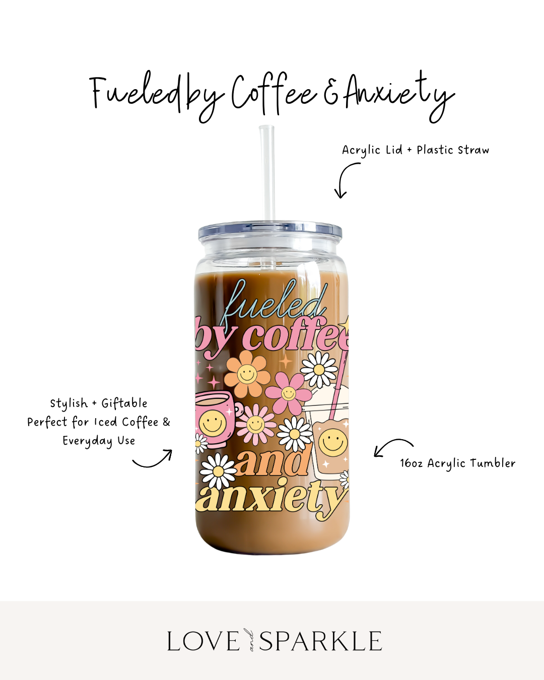 Fueled by Coffee and Anxiety Cup