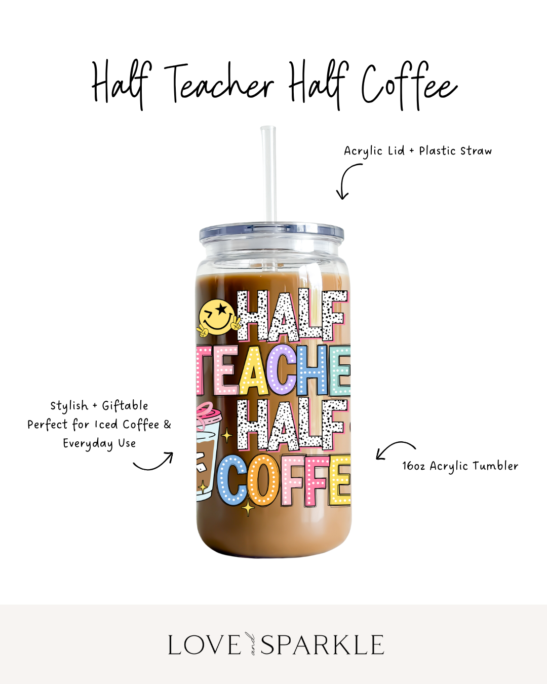 Half Teacher Half Coffee Cup
