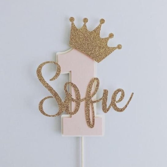 One Cake Topper