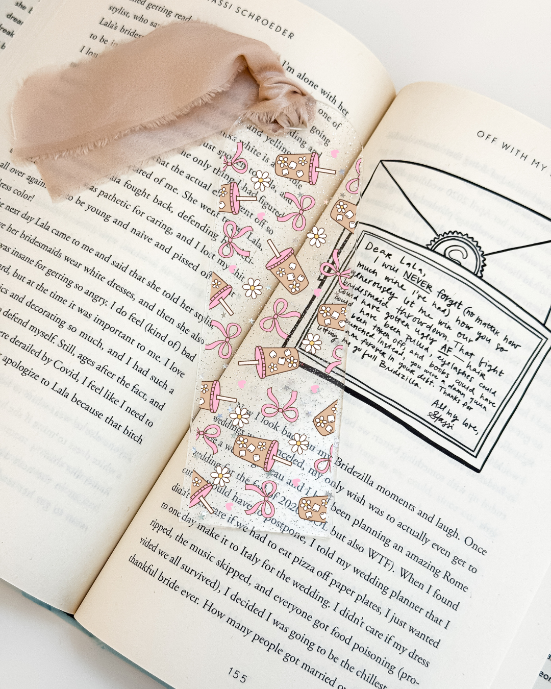 Iced Coffee Girlie Bookmark