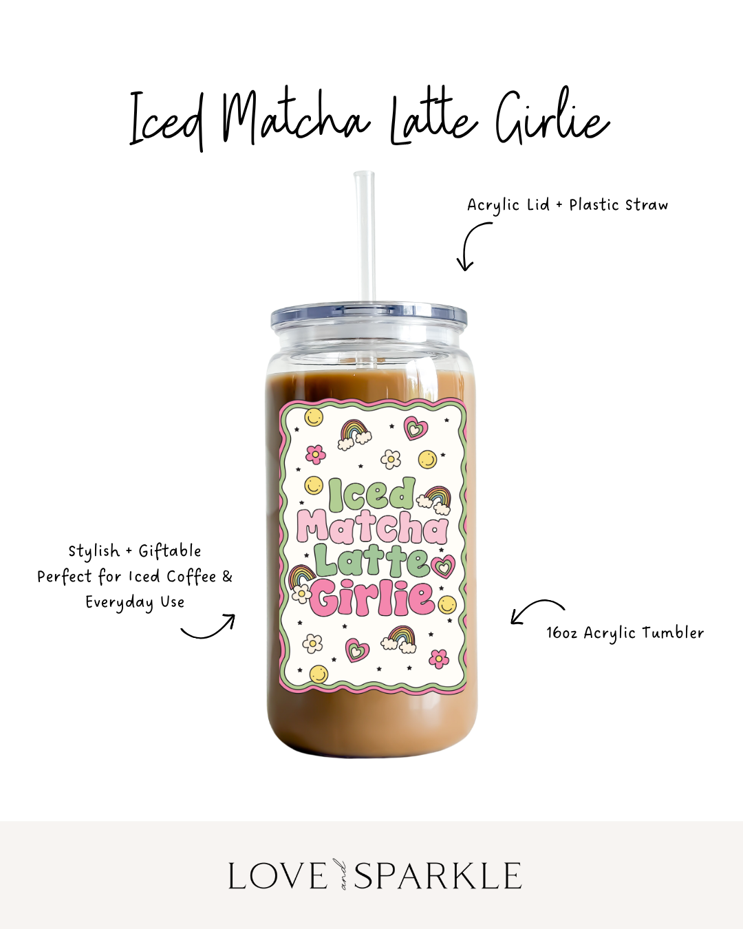 Iced Matcha Girlie Cup