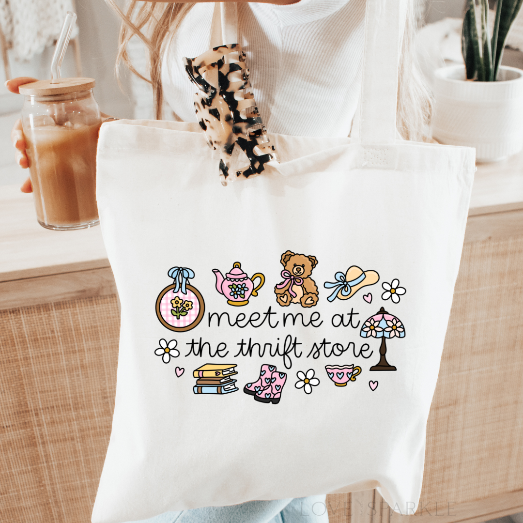 Meet Me At The Thrift Store Tote Bag