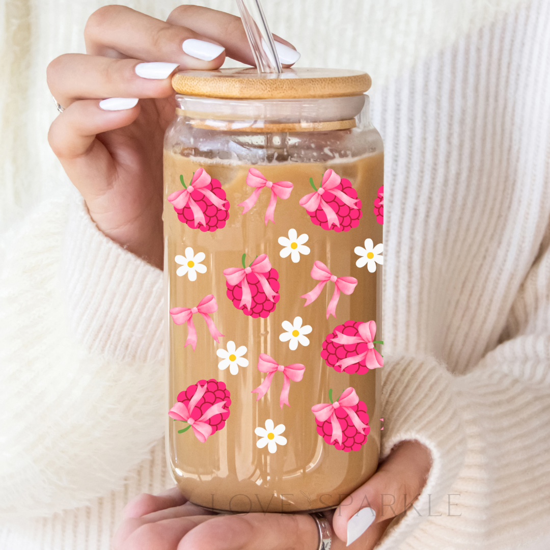 Raspberry Daisy Coquette Cup