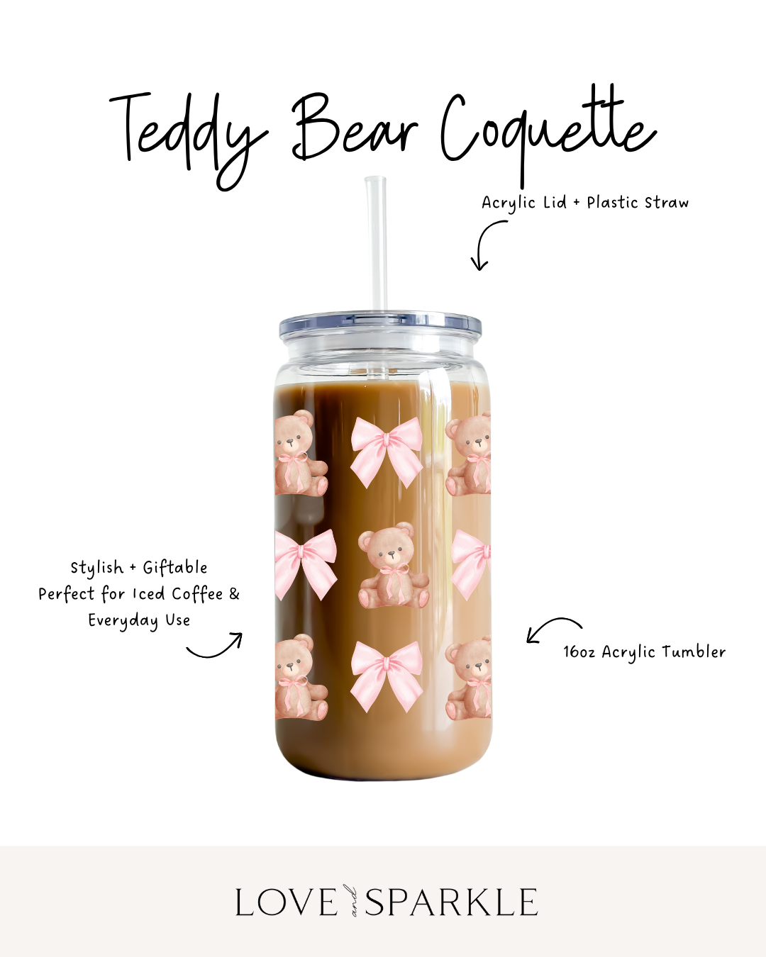 Teddy Bear Coquette Cup