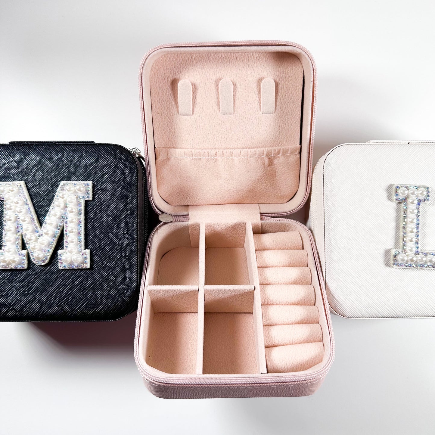 Monogram Leather Jewelry Box