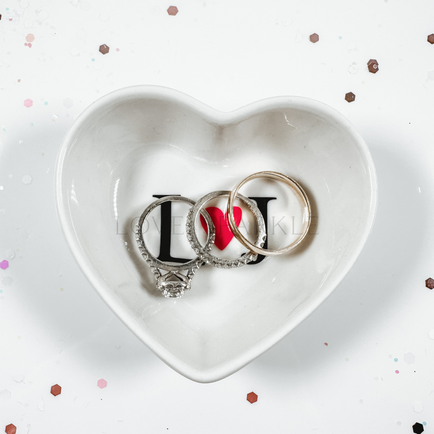 His and Hers Custom Ring Dish