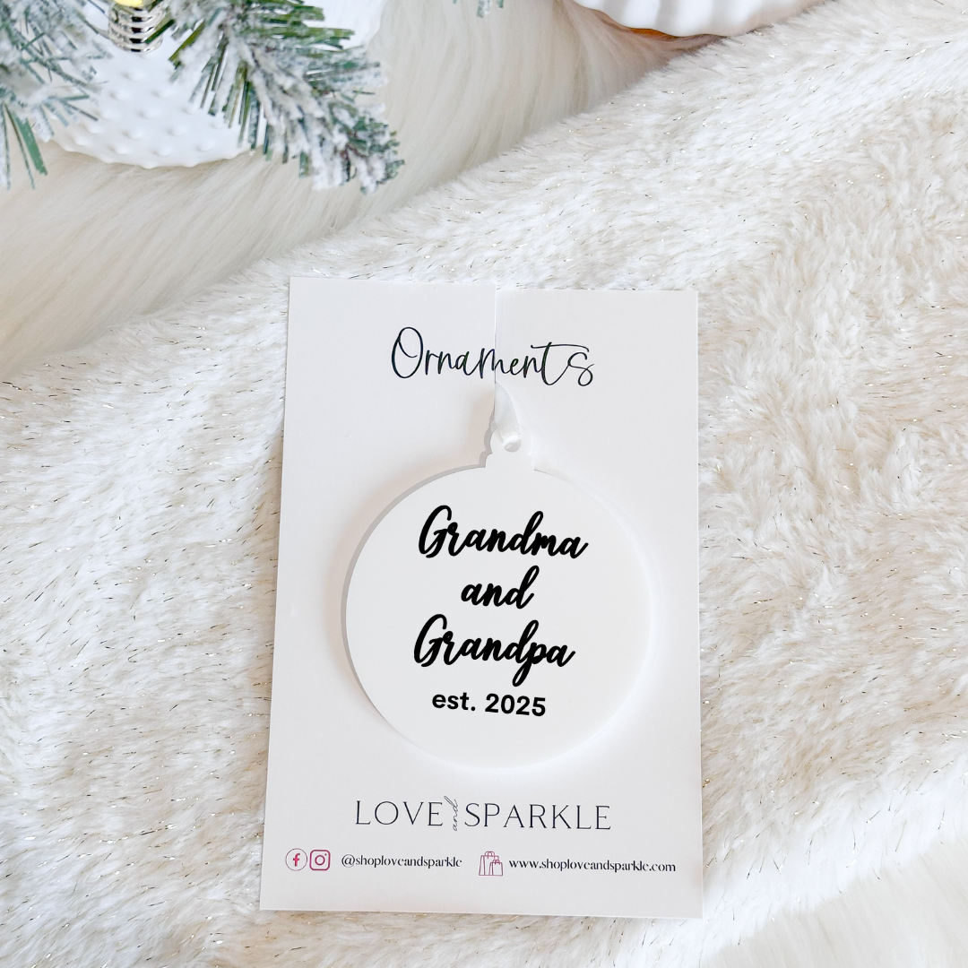 Grandma & Grandpa Est. 2025
