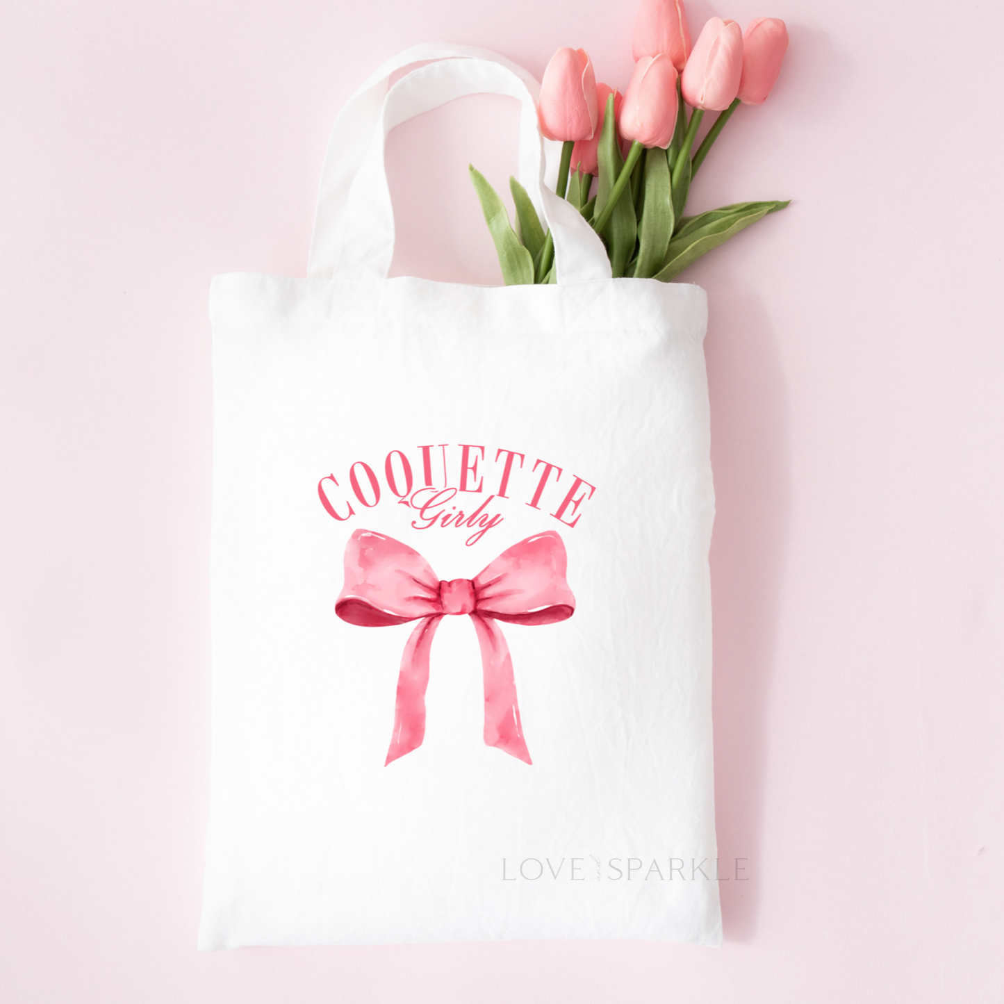 Coquette Girly Tote Bag
