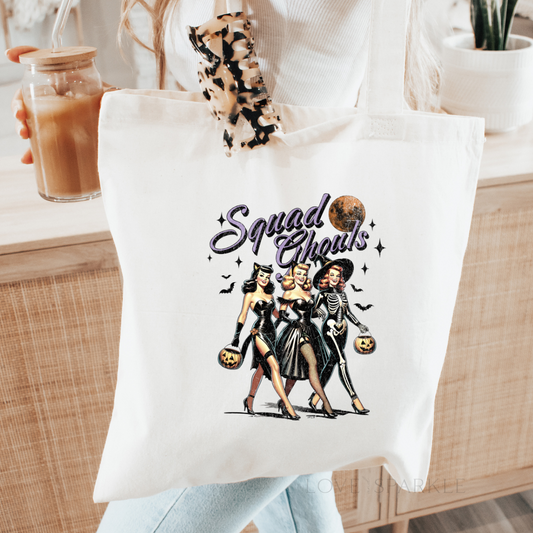 Squad Ghouls Tote Bag