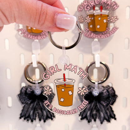 Girl Math Keychain