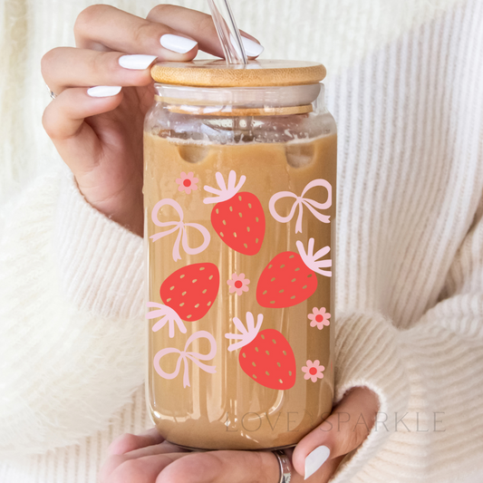 Strawberries & Bows Cup