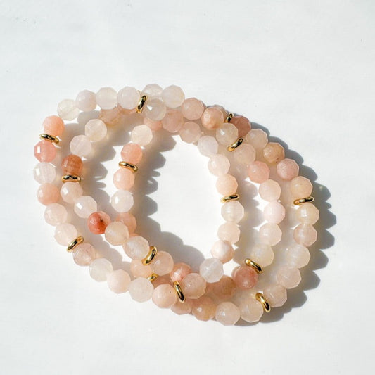 Pink Aventurine Gemstone Stack