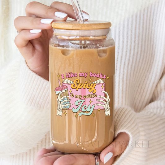 I Like My Books Spicy & Coffee Icy Cup