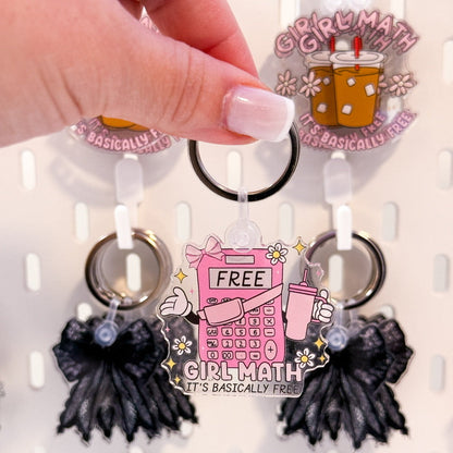 Girl Math Keychain