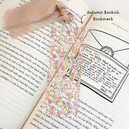 Autumn Bookish Bookmark