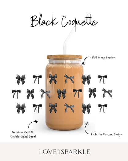 Black Coquette Cup