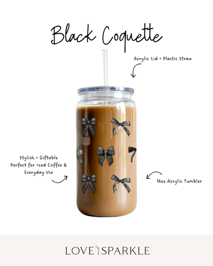 Black Coquette Cup