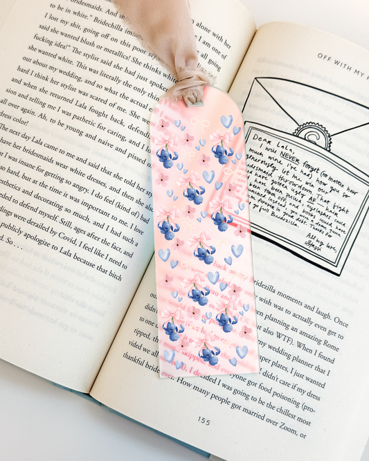 Blueberry Coquette Bookmark