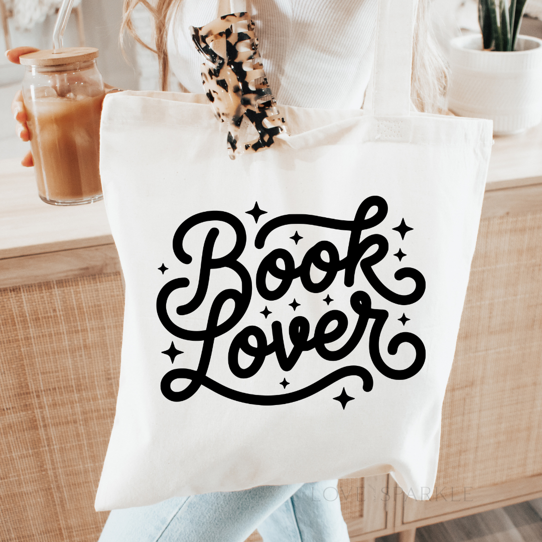 Book Lover Tote Bag