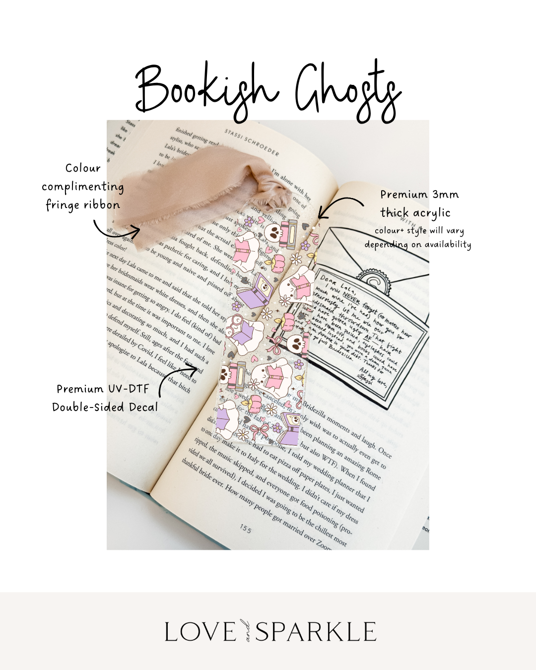 Bookish Ghosts Bookmark
