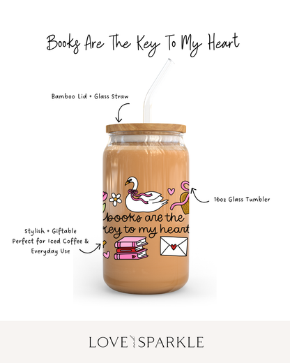 Books are the Key to my Heart Cup