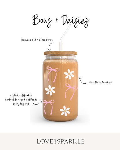 Bows + Daisies Cup