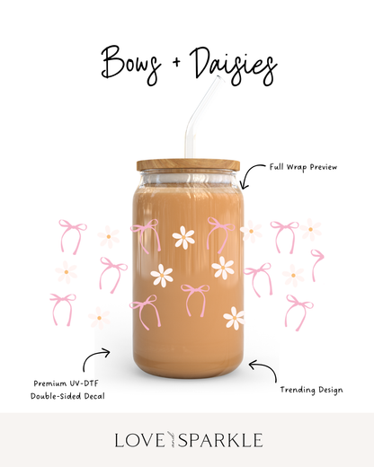 Bows + Daisies Cup