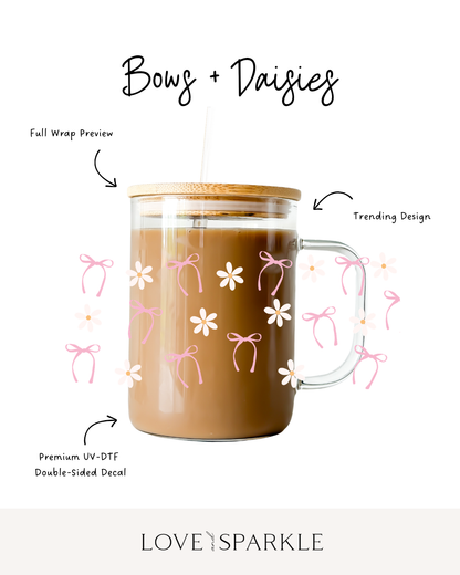 Bow + Daisies Cup