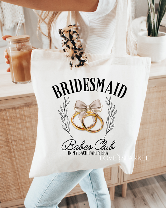 Bridesmaid Social Club Tote Bag