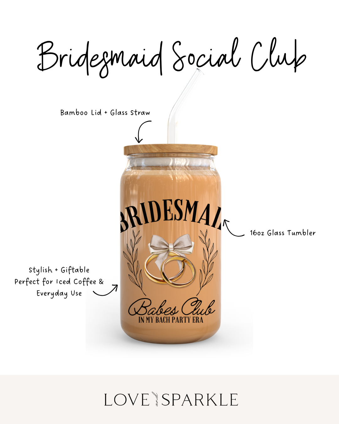 Bridesmaid Social Club Cup