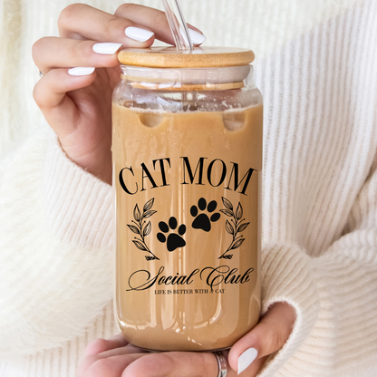 Cat Mom Social Club Cup