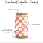 Checkered Coquette Daisies Cup