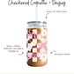 Checkered Coquette Daisies Cup