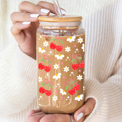 Cherries + Daisies Cup