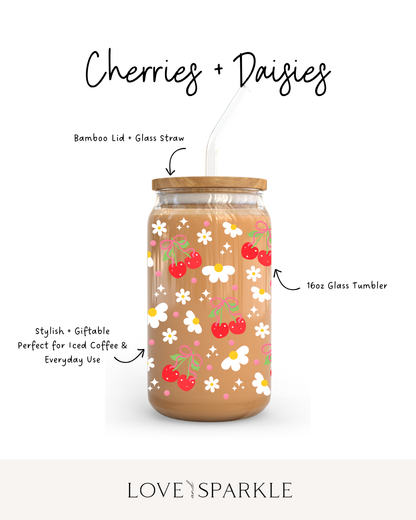 Cherries + Daisies Cup
