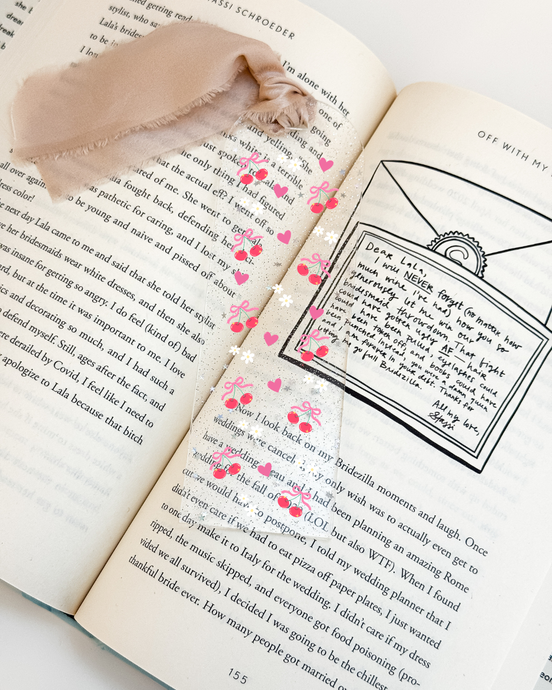 Cherry Coquette Bookmark