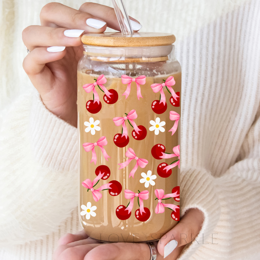 Cherry Daisy Coquette Cup