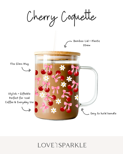 Cherry Daisy Coquette Cup