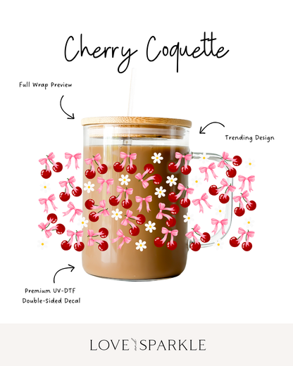 Cherry Daisy Coquette Cup