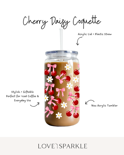 Cherry Daisy Coquette Cup